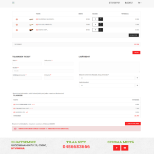 Homesushi order